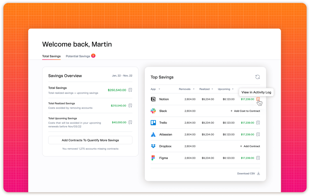 See Your Savings in One Place (Save)